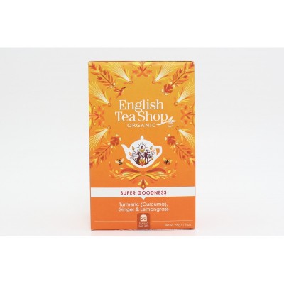English Tea Shop Kurkuma, zázvor a citronová tráva Mandala 20 sáčků