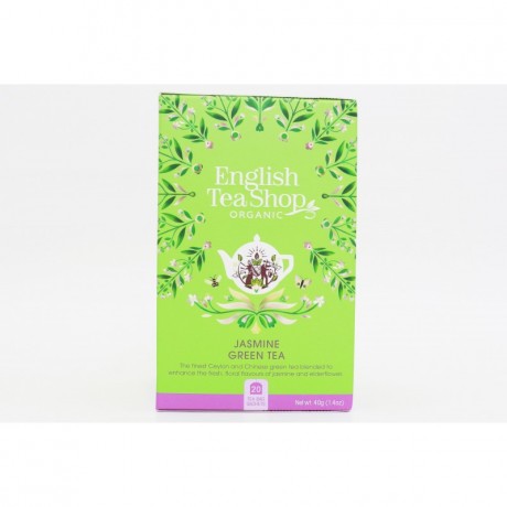English Tea Shop Zelený čaj s jasmínem a bezinkou Mandala 20 sáčků