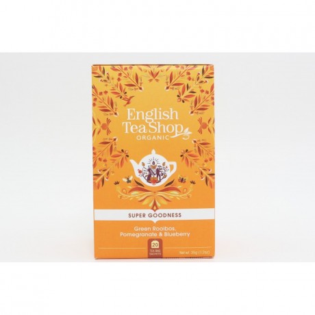 English Tea Shop Zelený rooibos, granátové jablko a borůvka Mandala 20 sáčků