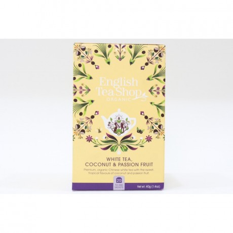 English Tea Shop Bílý čaj, Kokos a Passion fruit Mandala 20 sáčků