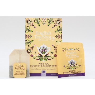 English Tea Shop Bílý čaj, Kokos a Passion fruit Mandala 20 sáčků