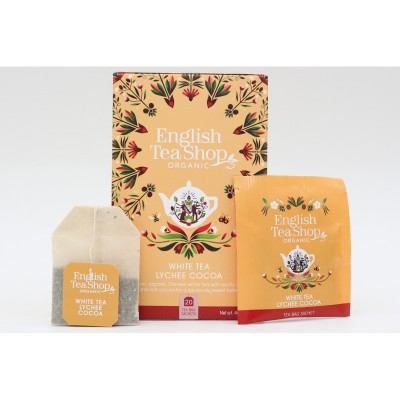 English Tea Shop Bílý čaj s lychee a kakaem Mandala 20 sáčků
