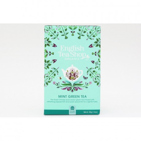 English Tea Shop Zelený čaj s mátou Mandala 20 sáčků