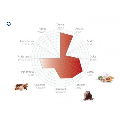 Bazzara Gustoitaliano 1 kg – 100% Robusta | Oficiální distribuce ČR