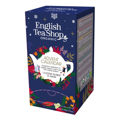 ETS Adventní kalendář Modrý v krabičce 25 sáčků