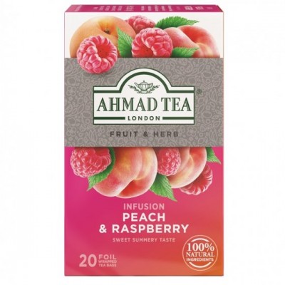 Ahmad Tea Broskev s malinou 20 x 1.8 g