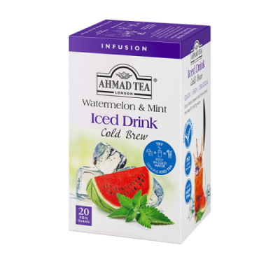 Ahmad Tea watermelon and mint ledový čaj 20 x 2 g