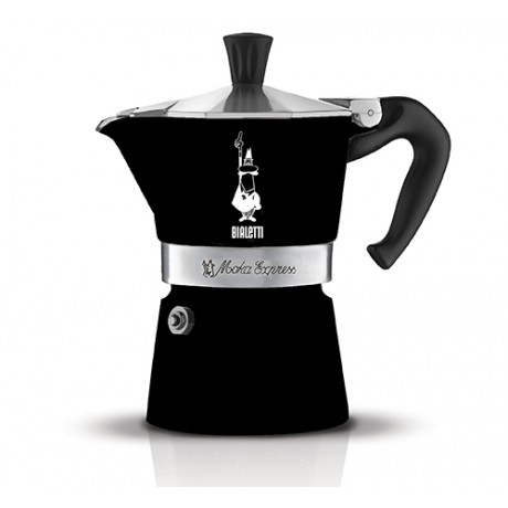 Moka kávovar Bialetti černá 3 porce | GastroKáva