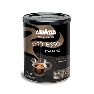 Lavazza Espresso 100% Arabica  250g mletá káva