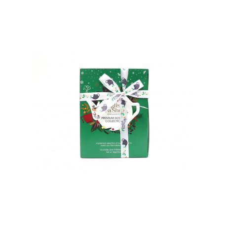 ETS dárková vánoční krabička BIO čajů Zelená kolekce s 12 pyramidkami