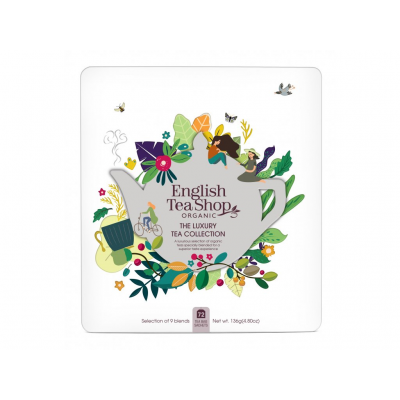 The English Tea Shop Dárková plechová kazeta Klasik 72 sáčků