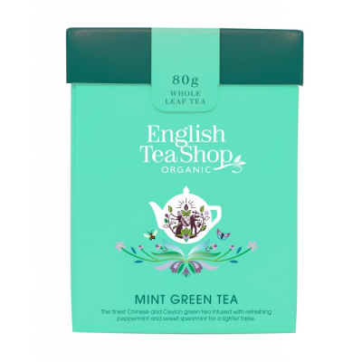 ETS VÝPRODEJ Zelený čaj s mátou 80g sypaný čaj