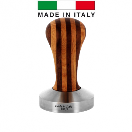 Tamper dřevo/nerez ořech/dub 58,5 mm