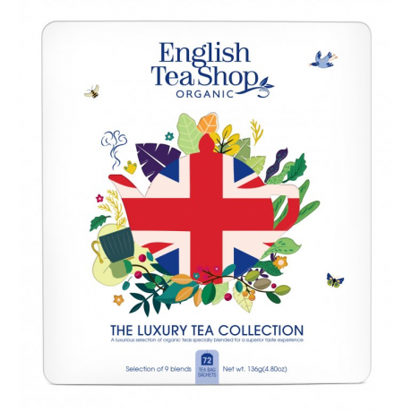 The English Tea Shop Union Jack dárková plechová kazeta 72 čajů