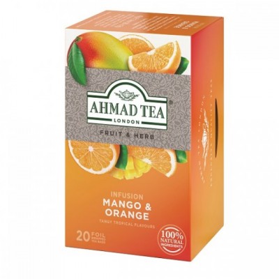 Ahmad Tea mango a pomeranč 20 sáčků