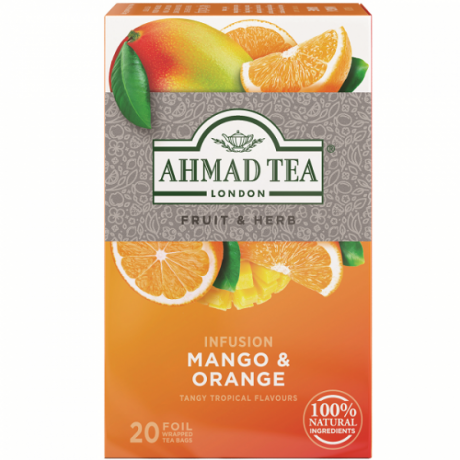 ahmad tea mango pomeranč