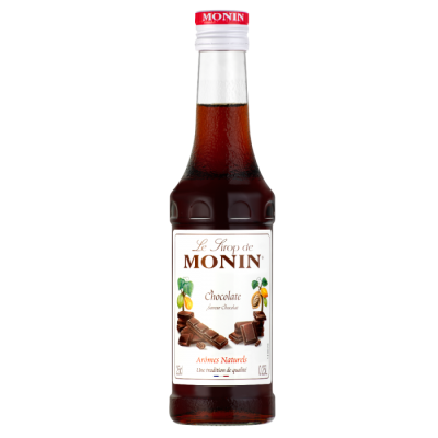 Monin čokoládový sirup na dochucení kávy