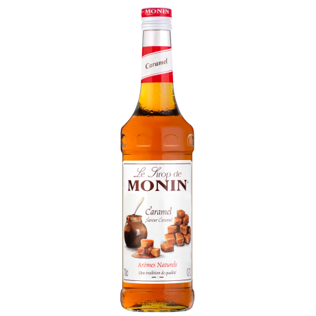 Monin karamelový sirup 0.7 l  k dochucení kávy nebo cappuccina