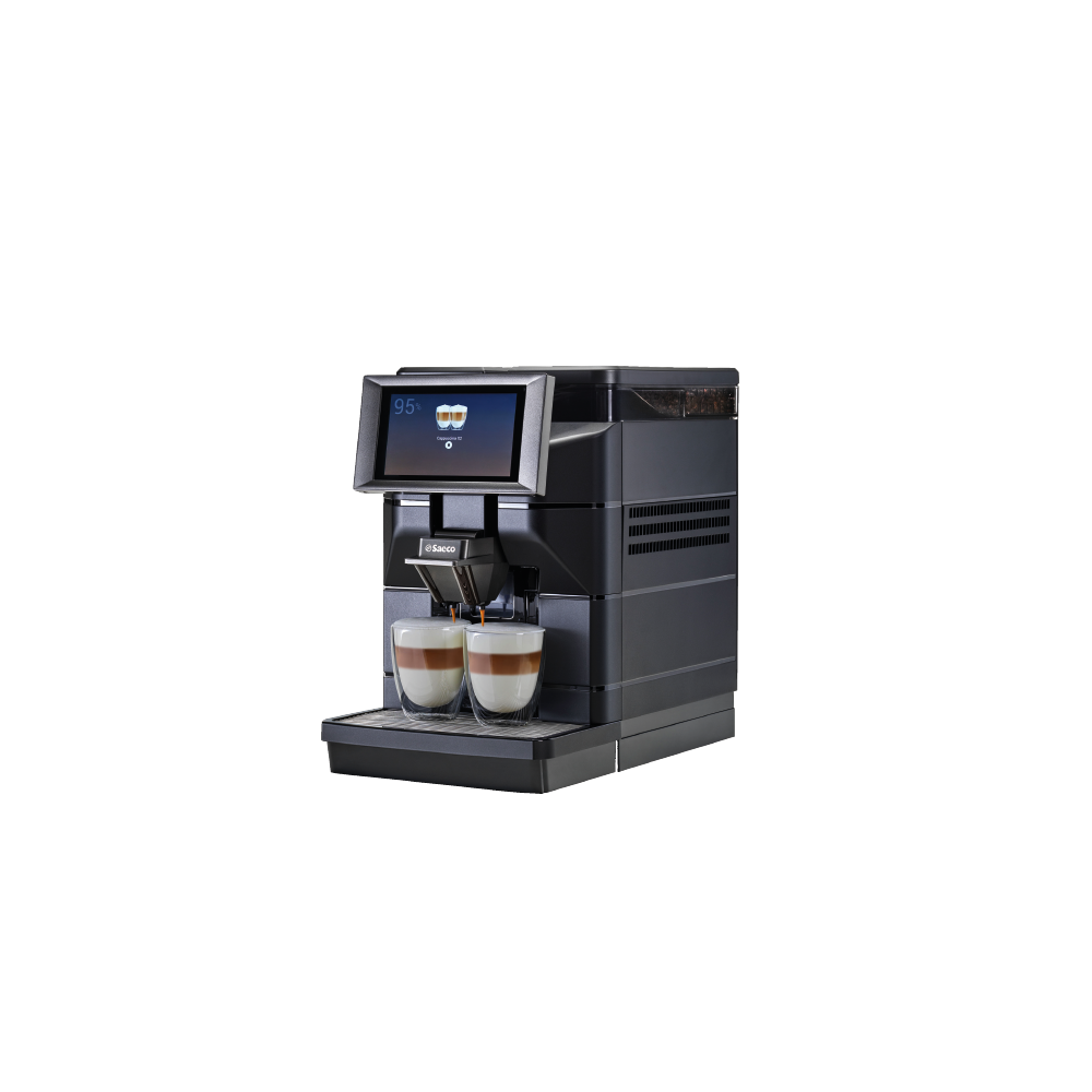 Saeco Magic M1 moderní kávovar do kanceláří, který připraví cappuccino jedním dotykem
