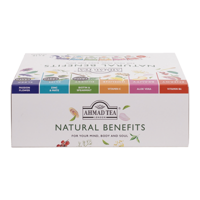 Ahmad Tea natural benefits 60 sáčků, energy, beauty, immune, digest, slim a sleep