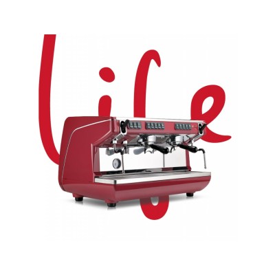 Nuova Simonelli Appia Life Red 2 páka Volumetrika profesionální kávovar vhodný do kaváren a restaurací