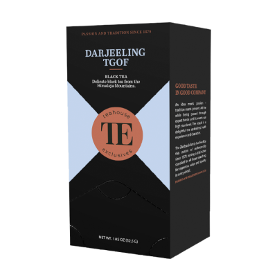 Teahouse Exclusives Darjeeling FTGOF černý čaj 20 pyramidových sáčků