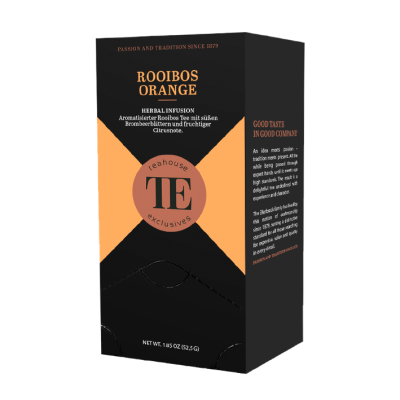 Teahouse Exclusives Rooibos pomeranč 20 pyramidových sáčků