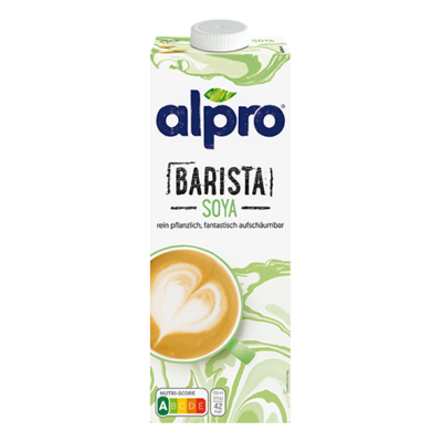 Alpro Barista Soya 1 l sojové mléko na přípravu vyšlehaného mléka na cappuccino