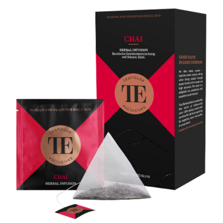Teahouse Exclusives chai 20 pyramidových sáčků