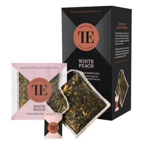 Teahouse Exclusives Bílý čaj s broskví 15 sáčků