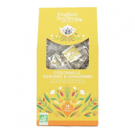 ETS Citronová Tráva, Zázvor a Citrus 15 pyramidek