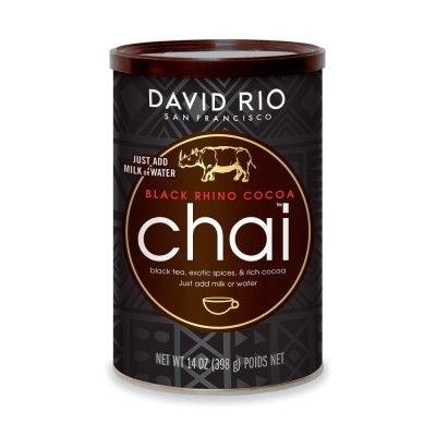 David Rio Black Rhino cocoa chai 456g - David rio chai s příchutí kakaa
