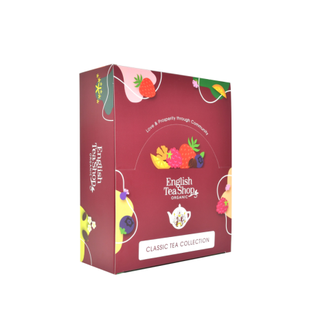 English Tea shop kolekce klasických sypaných čajů balených pyramidových sáčcích.