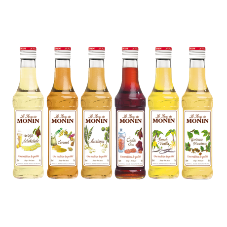 Monin Coffee Coffee trendy - sirupy 6 x 50 ML DÁRKOVÝ BOX