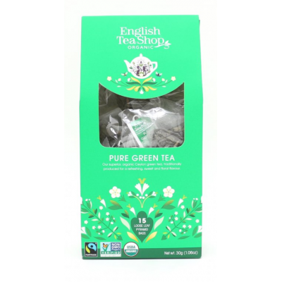 English Tea Shop čistě zelený čaj 15 pyramidek