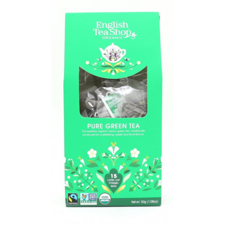 English Tea Shop čistě zelený čaj 15 pyramidek