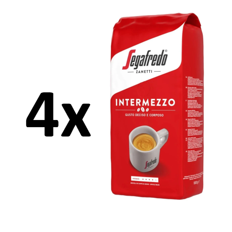 Segafredo Intermezzo 4 x 1 kg zrnková káva
