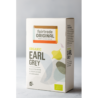 Fairtrade Original Bio černý Earl Grey čaj | 20 sáčků | Organic