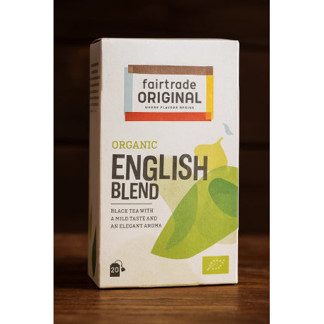 Fairtrade Original English blend organic černý čaj 20 sáčků