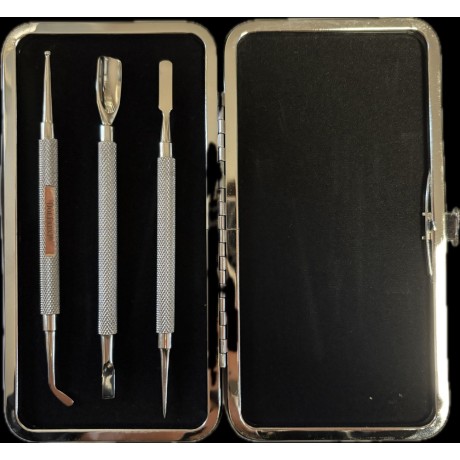 Sada 3 ks baristických per na latte Art hliníkové JoeFrex v krabičce