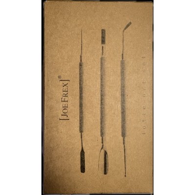Sada 3 ks baristických per na latte Art hliníkové JoeFrex v krabičce