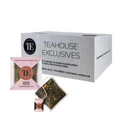Teahouse Exclusives Bílý čaj s broskví 3,5g 100 luxusních sáčků gastrobalení