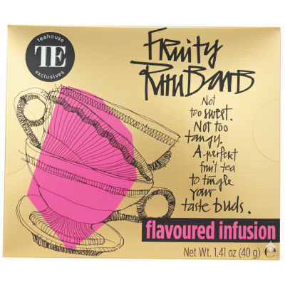 Teahouse Exclusives Everyday Rebarbora s ovocem 16 sáčků