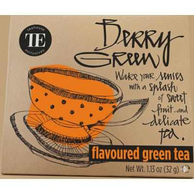 Teahouse Exclusives Everyday Zelený čaj s ovocem 16 sáčků