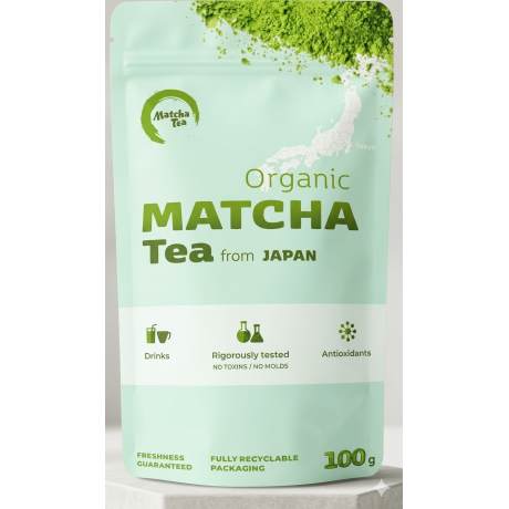 Prémiová Japonská Matcha 100g | antioxidanty a enerige | kavagastro.cz