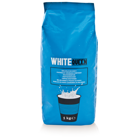 náhražka smetany do kávy a kávových automatů White Queen.