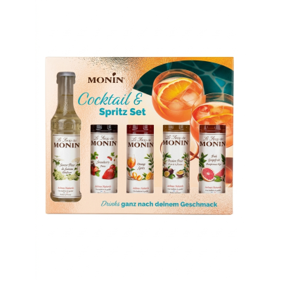 Monin Spritz & coctail box MINI sirupy 5 x 50 ML DÁRKOVÝ BOX