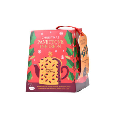 English Tea Shop Panettone box 10 pyramidových sáčků - dárkové balení čaje