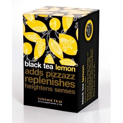 Vintage Teas Černý čaj s citrónem 30 x 1,5 g