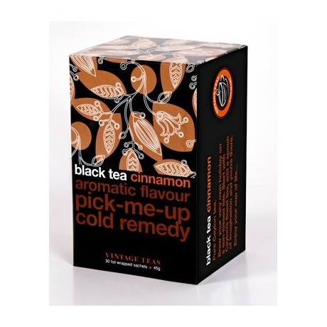 Vintage Teas Černý čaj skořice 30 x 1,5 g